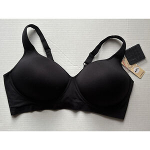 Truekind Wireless Lift T-shirt Bra Size 4XL Black shaping comfort NWT